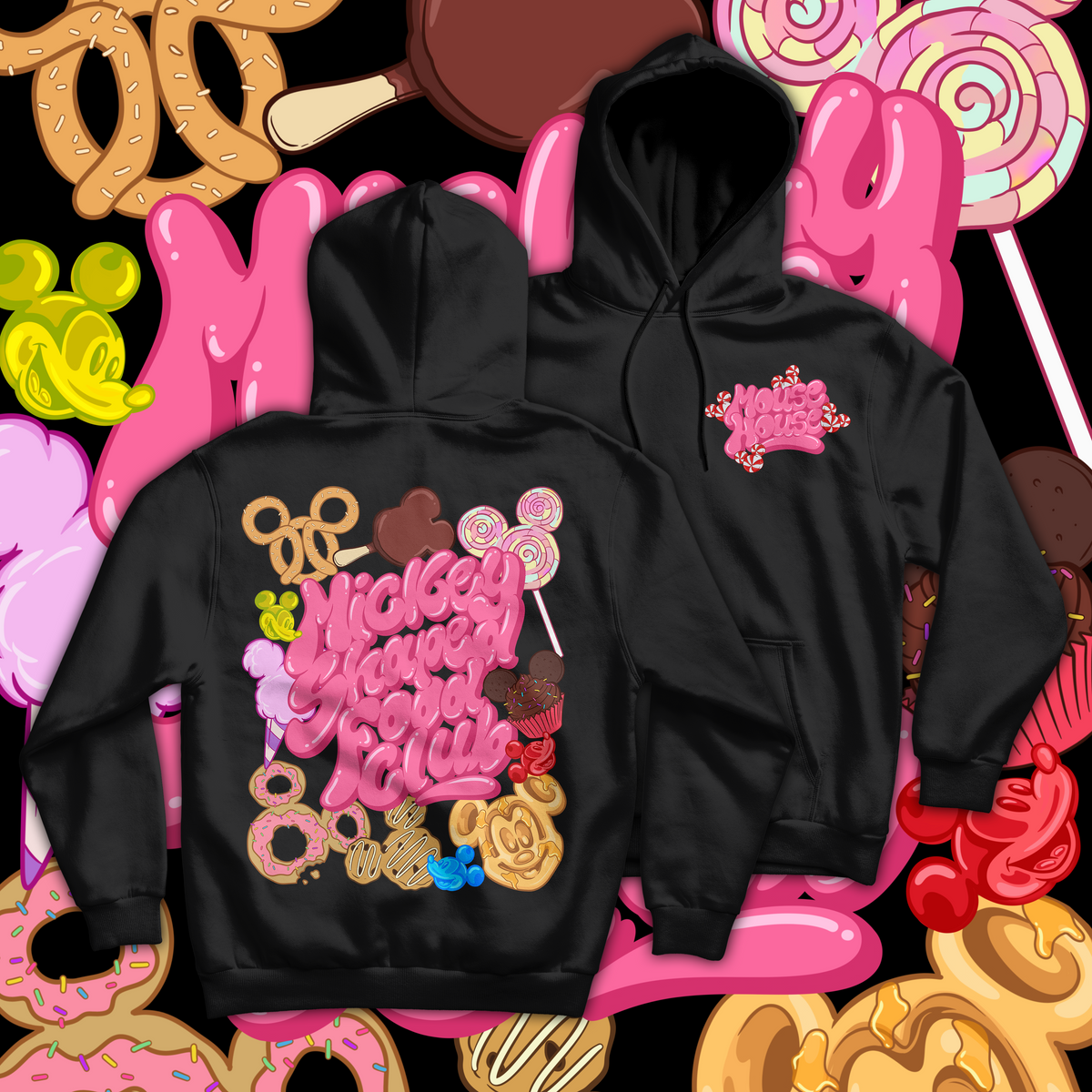 Mickey Shaped Food Club Hoodie