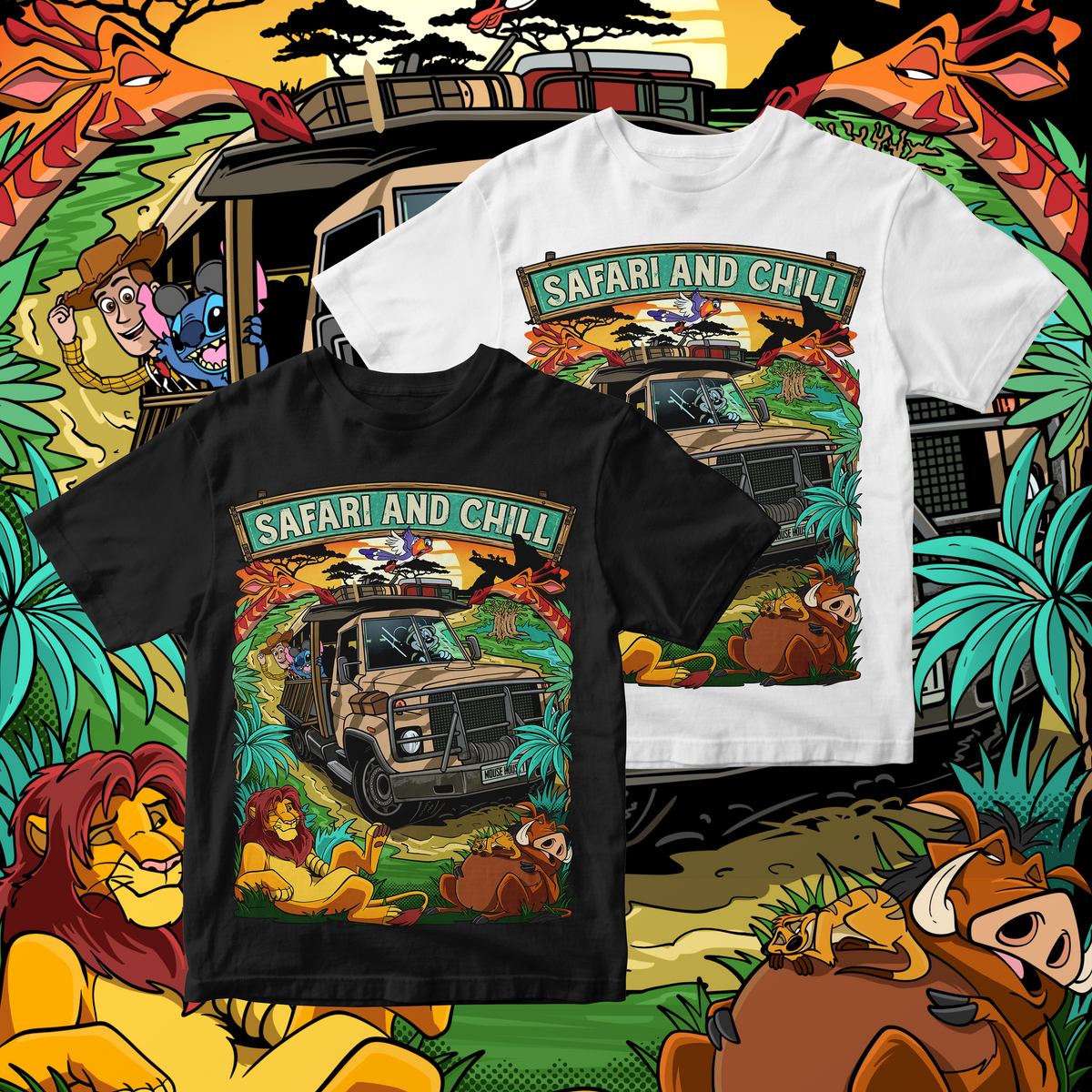Safari & Chill Kids Tee